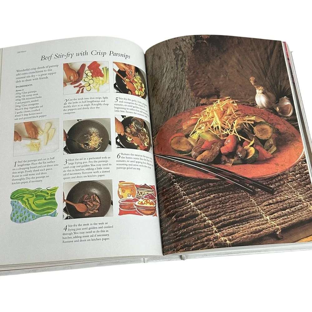 The Asian Cook Linda Doeser Hardcover 2001 Chinese Asian Recipes Encyclopedia